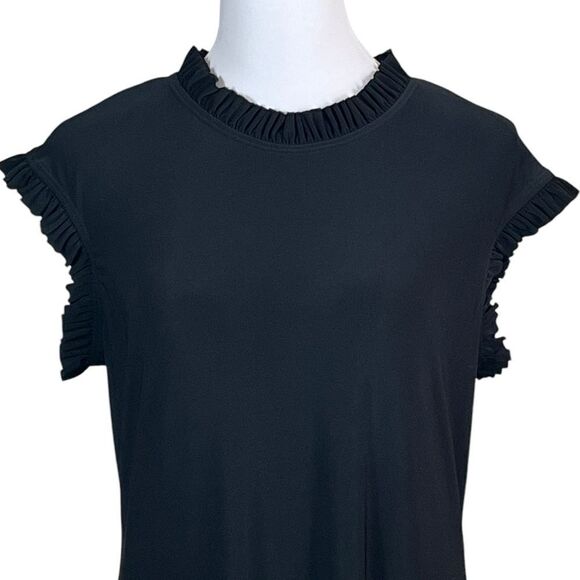 Annalee + Hope Ruffle Sleeve Black Dress, Size L - Picture 4 of 9